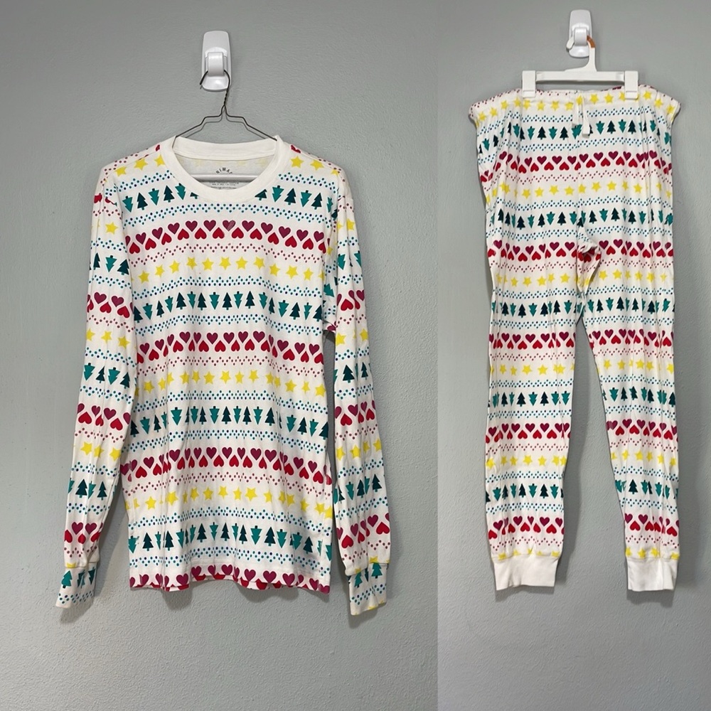 Primary Organic Cotton Fair Isle Christmas Pajamas